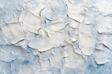 Naklejka premium A close-up view of a textured surface, showcasing a palette of muted greys and blues, with deep crevices and varying shades, creating a sophisticated and calming aesthetic.