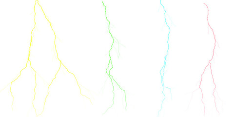 Golden light effect isolated on transparent background for graphic design