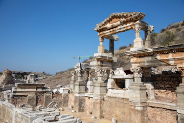 Fototapeta premium A stroll through the ruins at Ephesus