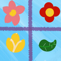 vector illustration of a flower
