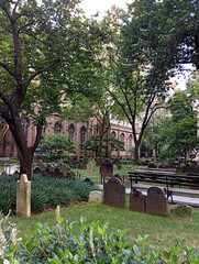 old cemetery in New York Park