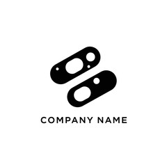 Modern abstract S letter logo design with geometric shapes.