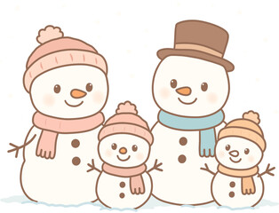 눈사람 가족