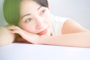 Fototapeta premium 日本人女性のビューティイメージ