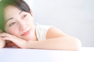 Obraz premium 日本人女性のビューティイメージ