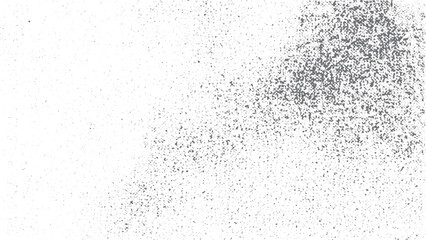 Monochrome halftone texture overlay for organic vintage grunge design. Retro halftone vector texture with subtle ink print and splattered effect. 