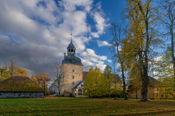 View of Lielstraupe Castle from the garden side