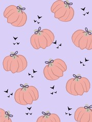 halloween seamless pattern