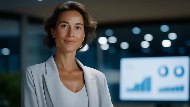 Marketing strategist presenting detailed campaign performance and consumer behavior analytics to executives, showing confidence and enthusiasm, symbolizing corporate branding, digital marketing