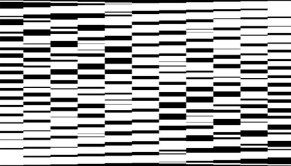 Black and white abstract geometric pattern with sporty motion effect for modern background and design element. Vector Format Illustration 