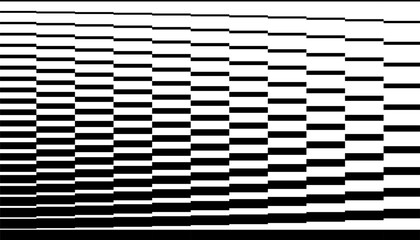 Black and white smooth transition of geometric pattern for sporty background and design element. Editable graphic resource. Vector Format Illustration 