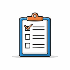 A To-Do List Clipboard With Checkmarks and Lines, Indicating Tasks to Be Completed and Progress Being Made