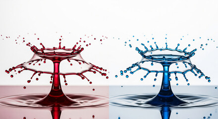 red wine pouring into glass