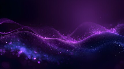 Obraz premium Electric Groove, Purple Blue Disco Light Rays from Above