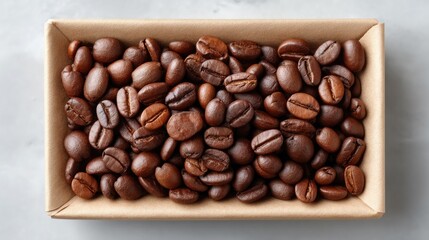 Fototapeta premium coffee beans in a cup