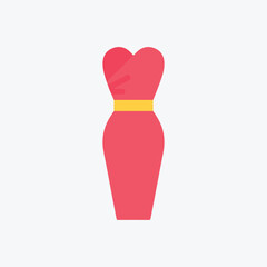 Woman dress icon