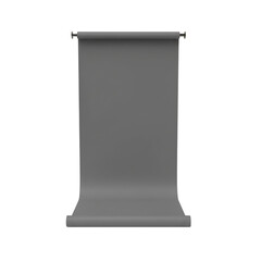 Gray photo studio seamless background paper roll down