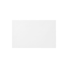 Blank white rectangular paper or sign card