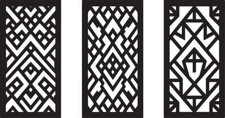 Modern geometric patterns for contemporary design projects