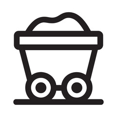 Mining Cart Full of Ore Icon