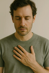 Understanding the emotions of a highly sensitive person during a moment of reflection and calmness