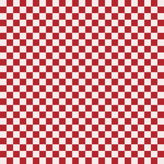 Snowberry Red Checkered Pattern. Cranberry Red & Pale Blush Seamless Plaid Design for Christmas Crafts, Digital Paper, Winter Textile, Wrapping Paper, and Holiday Background Projects