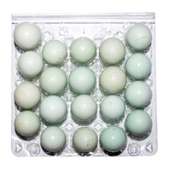 Quail eggs are a dietary food product.Quail eggs background.Quail eggs in a package.Quail eggs.