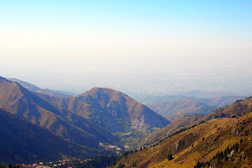 Medeo in the mountains of Almaty. Medeo in Kazakhstan