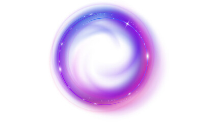 Hd transparent neon glow effects of circles formations 