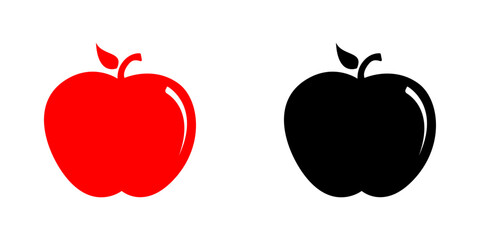 vector illustration of an apple