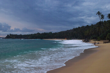 Stormy Evening at the Beach