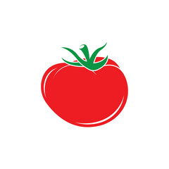 Tomato logo vector icon design