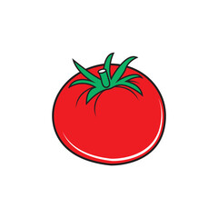 Tomato logo vector icon design