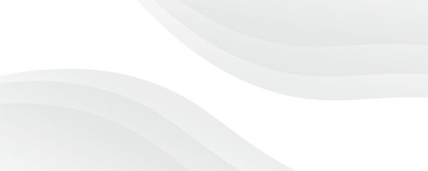 Gray line background curve element with white space for text and message design, overlapping layers, vector illustration