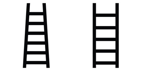 business ladder icon vector set