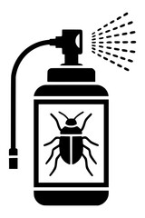 Pest control spray bottle effectively eliminating insects for a clean home environment