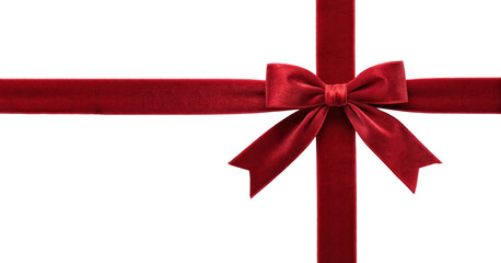 Elegant red gift box with luxurious ribbon and bow, stylish festive wrapping for special occasions, holiday celebration, attractive premium packaging design