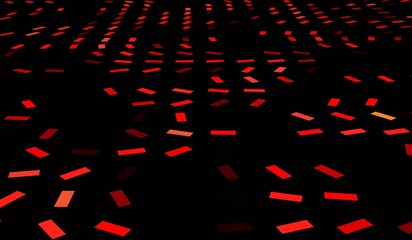 Abstract background, multicolored, mosaic, pixel, flat, 3D illustration