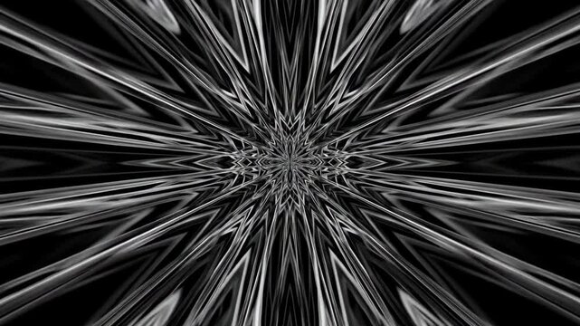 An abstract pattern showcasing dynamic lines radiating from the center, creating a starburst effect