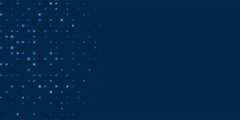 Digital technology background. Digital data dots bllue pattern pixel background