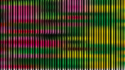 Abstract Vertical Stripes with Pink, Green, and Yellow Hues