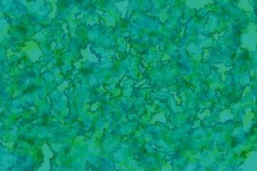 Obraz premium Vibrant green abstract texture with yellow undertones and bubbly forms, suitable for environmental themes