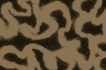 Chocolate-brown leopard-like texture with irregular spots and earthy tones, perfect for camouflage or natural-themed projects