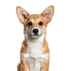 Obraz premium PNG vector of a dog with floppy ears, showing a cute and playful expression, perfect for pet, animal, family, and friendly themes