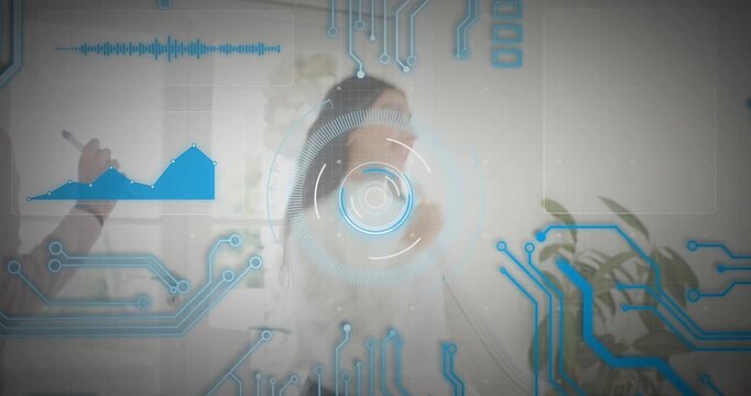 Tapping play starting solo singing with animated notes before friend joining karaoke duet for fun