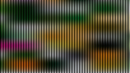 Textured Vertical Stripes with Organic Color Blooms