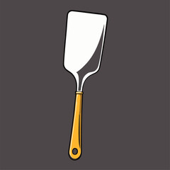 vector cartoon spatula for cooking