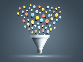 abstract funnel graphic design illustration