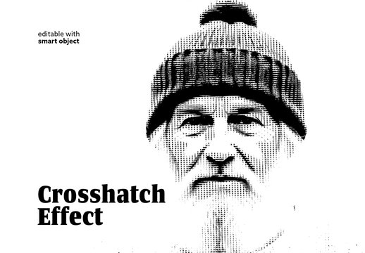 Crosshatch Photo Effect