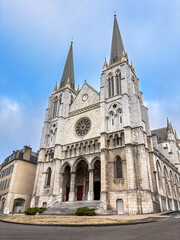 Obraz premium Traditional Cathedral building in Pau, France
